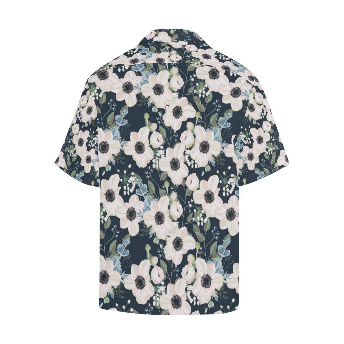 Anemone Pattern Print Design AM02 Men Hawaiian Shirt-JorJune