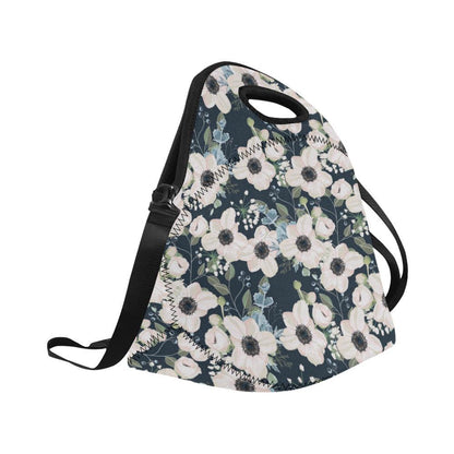 Anemone Pattern Print Design AM02 Neoprene Lunch Bag-JorJune