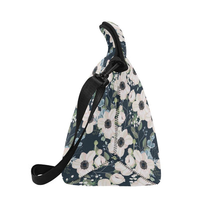 Anemone Pattern Print Design AM02 Neoprene Lunch Bag-JorJune