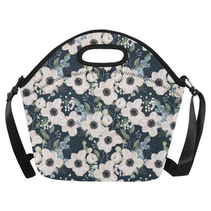 Anemone Pattern Print Design AM02 Neoprene Lunch Bag-JorJune