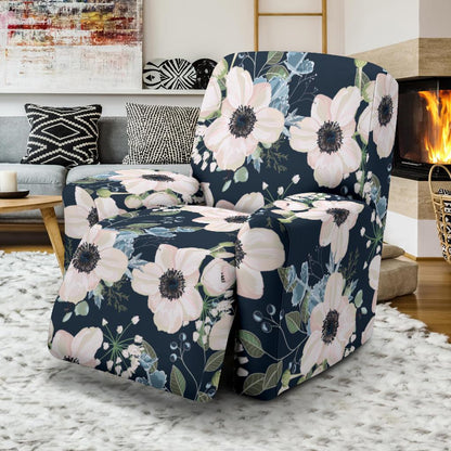 Anemone Pattern Print Design AM02 Recliner Slipcover-JORJUNE.COM