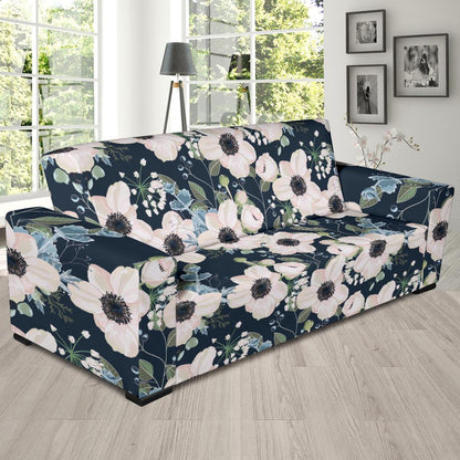 Anemone Pattern Print Design AM02 Sofa Slipcover-JORJUNE.COM