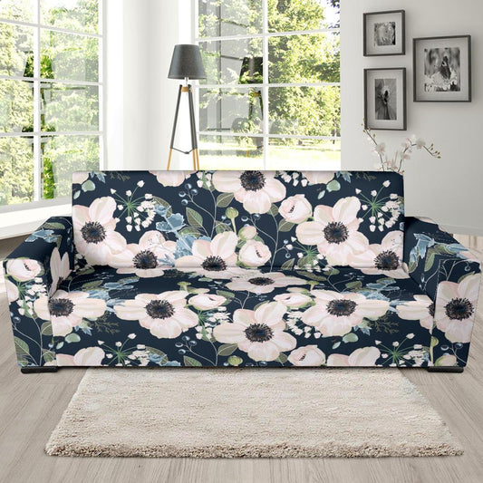Anemone Pattern Print Design AM02 Sofa Slipcover-JORJUNE.COM