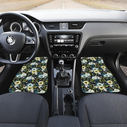 Anemone Pattern Print Design AM03 Car Floor Mats-JorJune