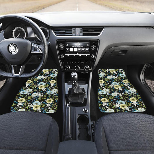 Anemone Pattern Print Design AM03 Car Floor Mats-JorJune