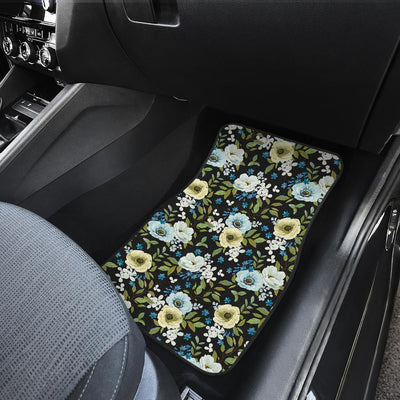 Anemone Pattern Print Design AM03 Car Floor Mats-JorJune