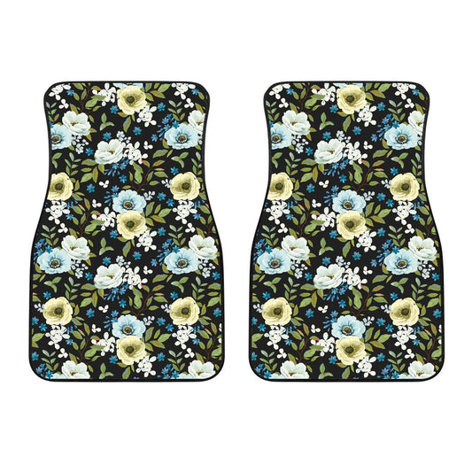 Anemone Pattern Print Design AM03 Car Floor Mats-JorJune