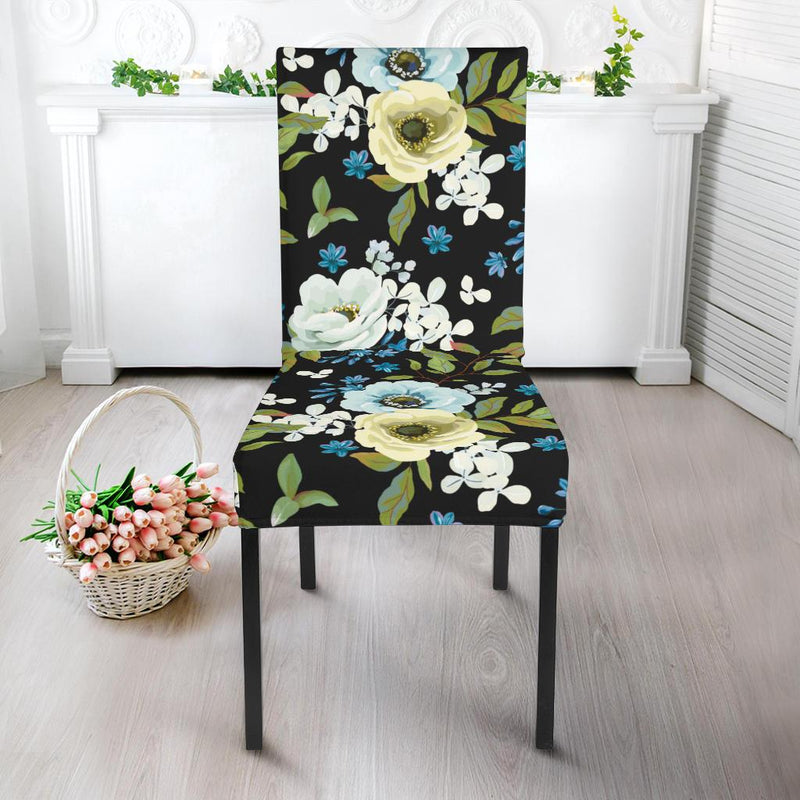 Anemone Pattern Print Design AM03 Dining Chair Slipcover-JORJUNE.COM