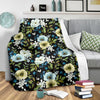 Anemone Pattern Print Design AM03 Fleece Blankete