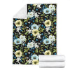 Anemone Pattern Print Design AM03 Fleece Blankete