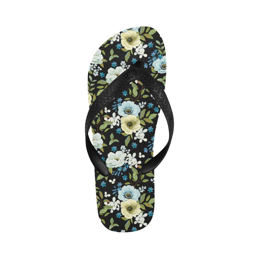 Anemone Pattern Print Design AM03 Flip Flops-JorJune