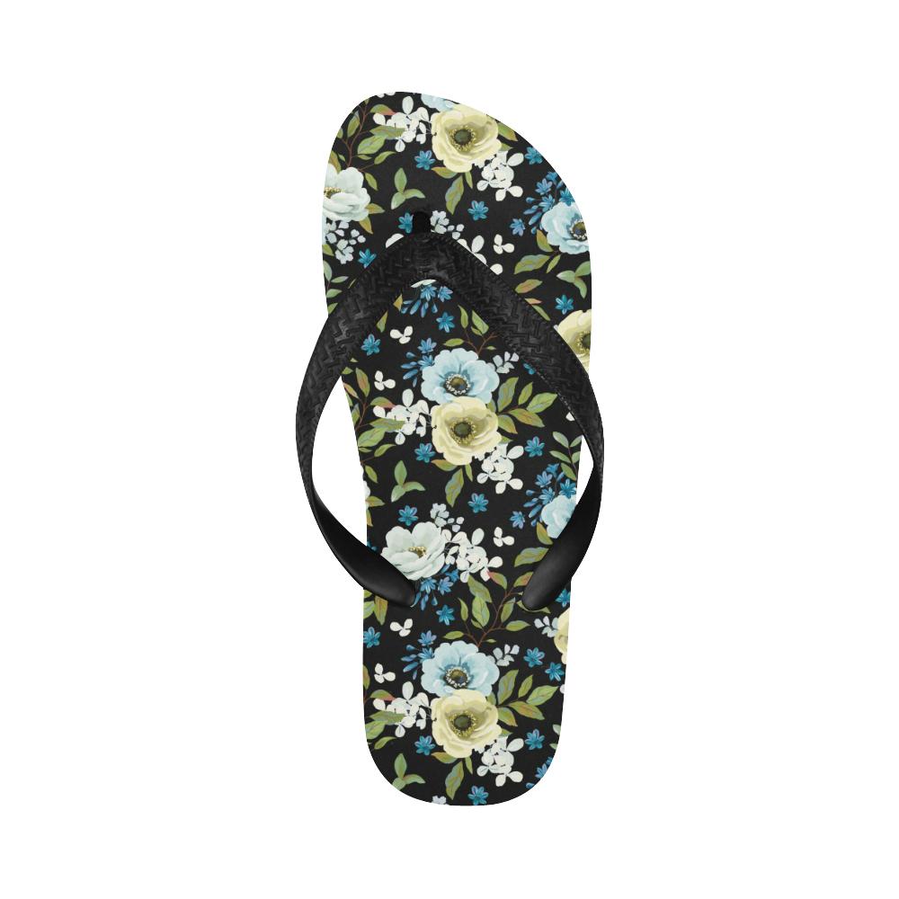 Anemone Pattern Print Design AM03 Flip Flops-JorJune