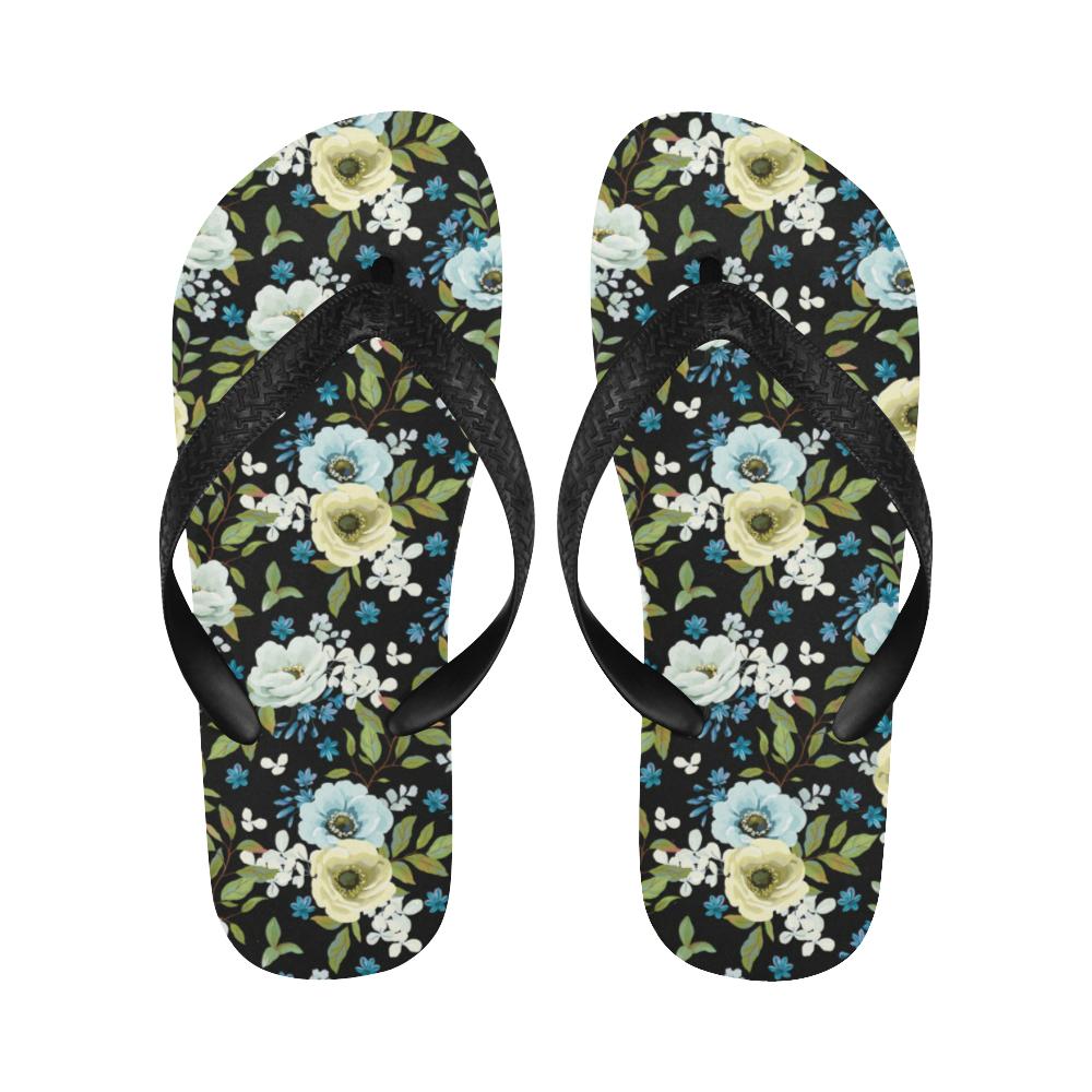 Anemone Pattern Print Design AM03 Flip Flops-JorJune