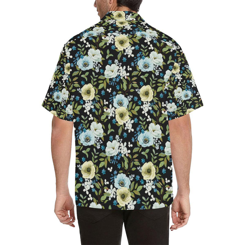 Anemone Pattern Print Design AM03 Men Hawaiian Shirt-JorJune