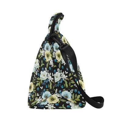 Anemone Pattern Print Design AM03 Neoprene Lunch Bag-JorJune