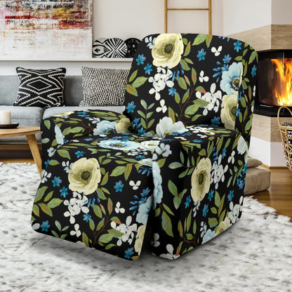 Anemone Pattern Print Design AM03 Recliner Slipcover-JORJUNE.COM