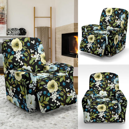 Anemone Pattern Print Design AM03 Recliner Slipcover-JORJUNE.COM
