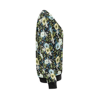 Anemone Pattern Print Design AM03 Women Long Sleeve Sweatshirt-JorJune