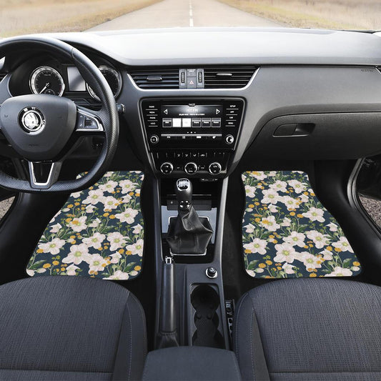 Anemone Pattern Print Design AM04 Car Floor Mats-JorJune