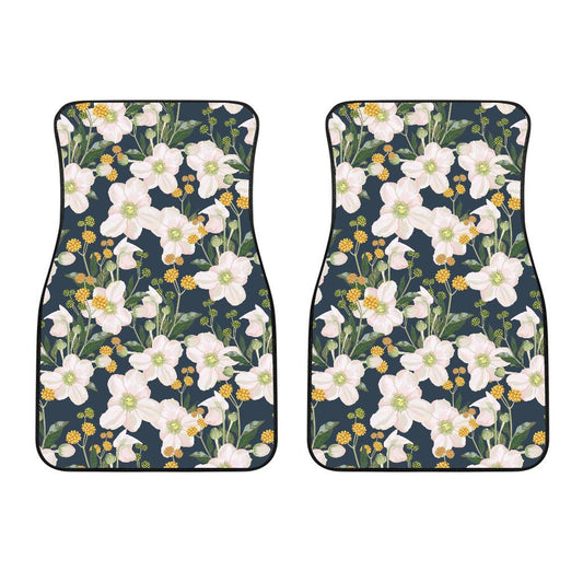 Anemone Pattern Print Design AM04 Car Floor Mats-JorJune
