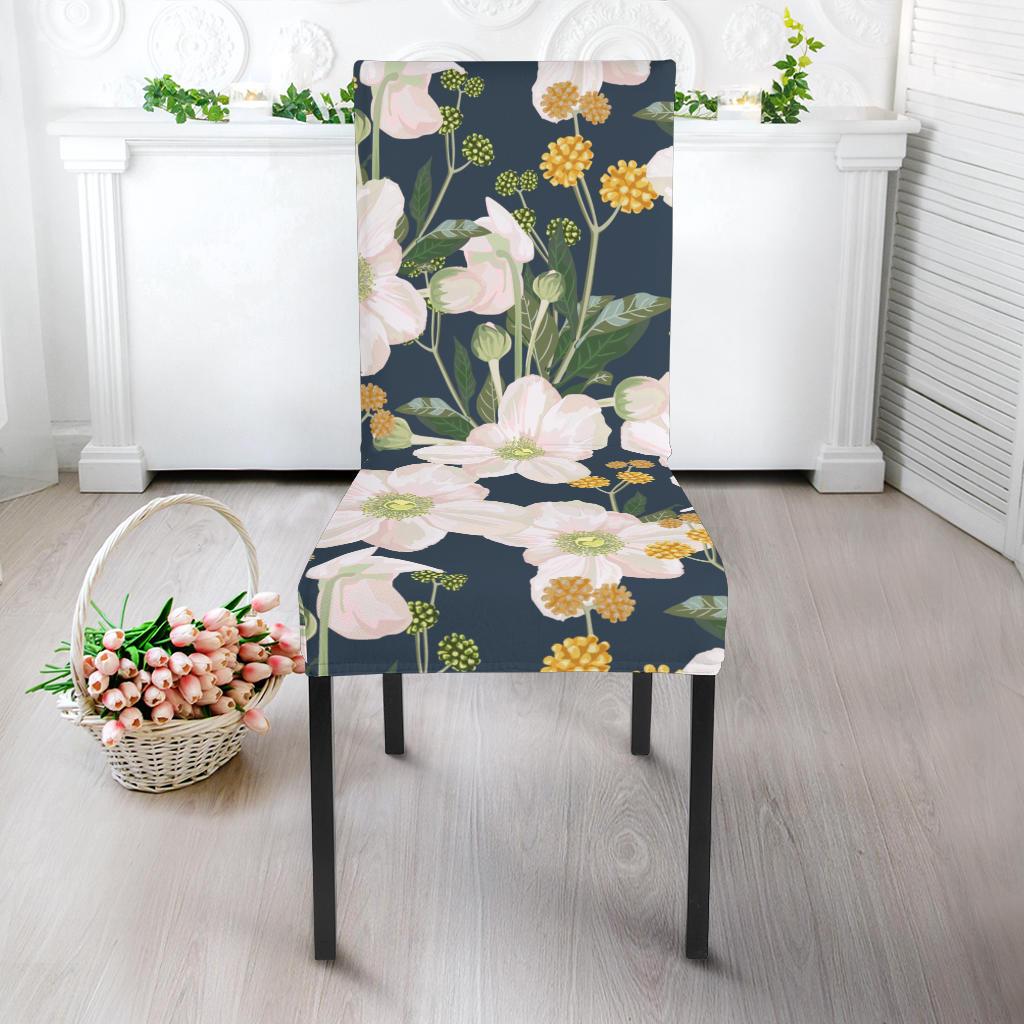 Anemone Pattern Print Design AM04 Dining Chair Slipcover-JORJUNE.COM