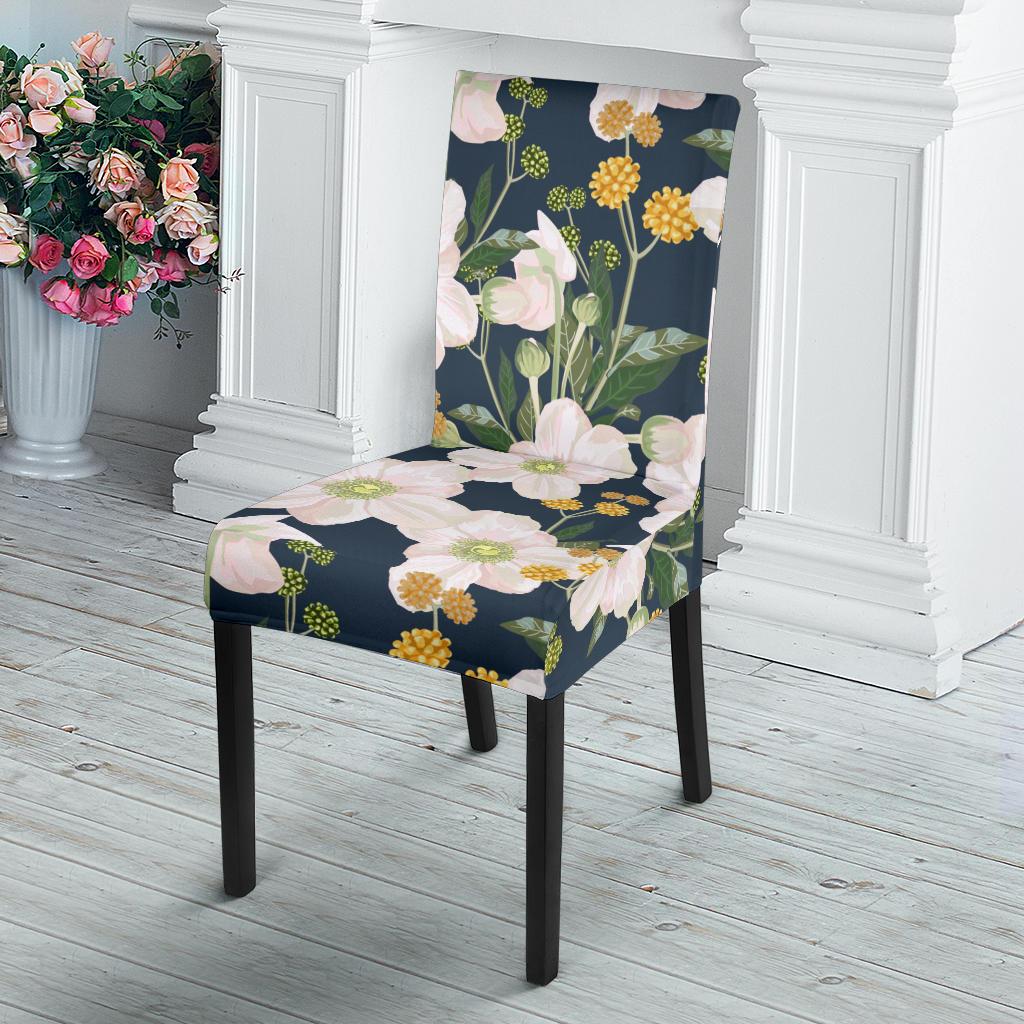 Anemone Pattern Print Design AM04 Dining Chair Slipcover-JORJUNE.COM
