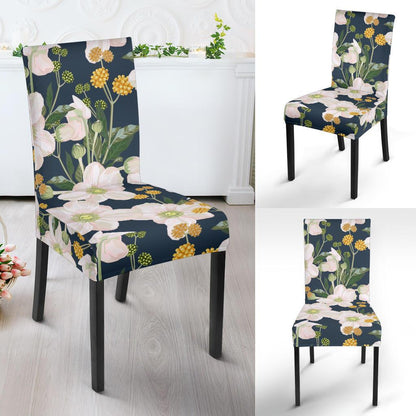 Anemone Pattern Print Design AM04 Dining Chair Slipcover-JORJUNE.COM