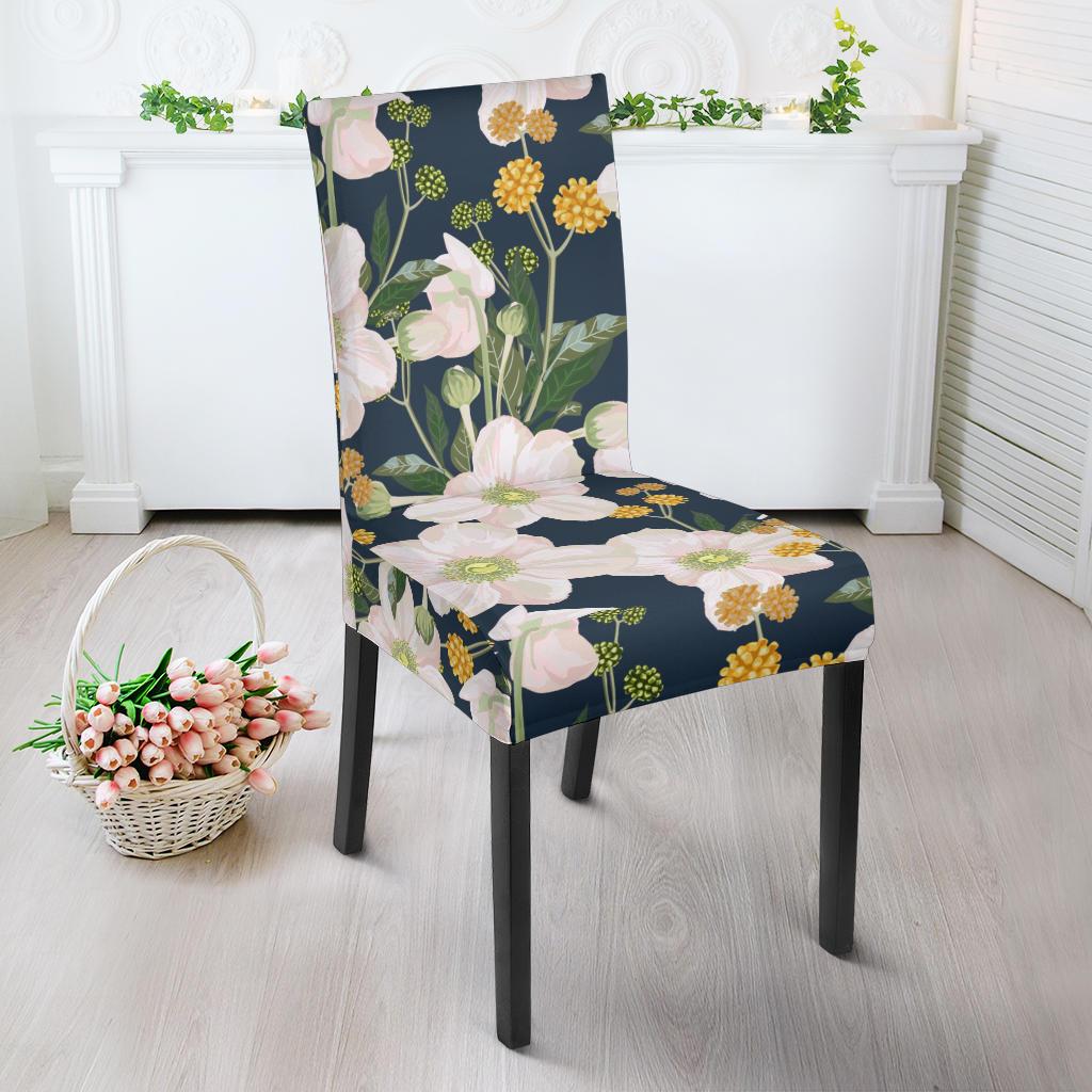 Anemone Pattern Print Design AM04 Dining Chair Slipcover-JORJUNE.COM