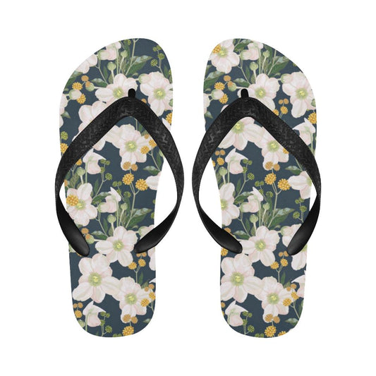 Anemone Pattern Print Design AM04 Flip Flops-JorJune