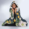Anemone Pattern Print Design AM04 Hooded Blanket-JORJUNE.COM