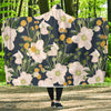 Anemone Pattern Print Design AM04 Hooded Blanket-JORJUNE.COM