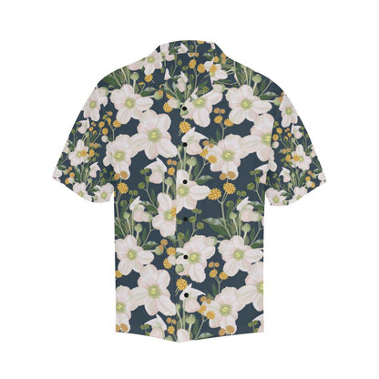 Anemone Pattern Print Design AM04 Men Hawaiian Shirt-JorJune