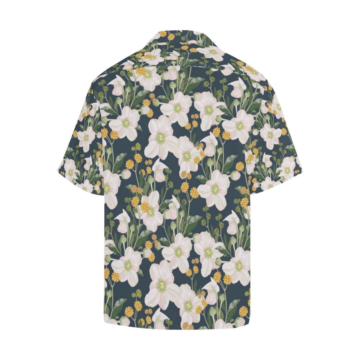 Anemone Pattern Print Design AM04 Men Hawaiian Shirt-JorJune