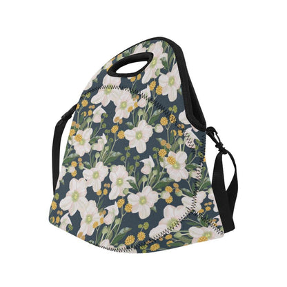Anemone Pattern Print Design AM04 Neoprene Lunch Bag-JorJune