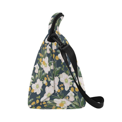 Anemone Pattern Print Design AM04 Neoprene Lunch Bag-JorJune