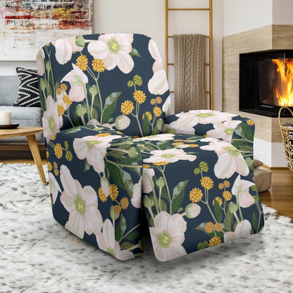 Anemone Pattern Print Design AM04 Recliner Slipcover-JORJUNE.COM