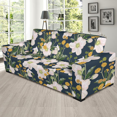 Anemone Pattern Print Design AM04 Sofa Slipcover-JORJUNE.COM