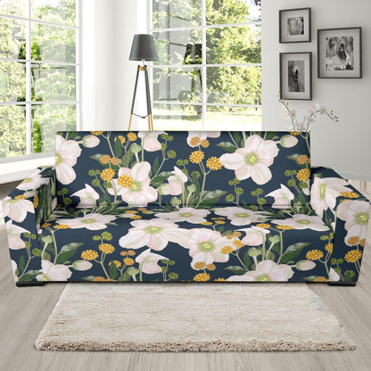 Anemone Pattern Print Design AM04 Sofa Slipcover-JORJUNE.COM