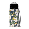 Anemone Pattern Print Design AM04 Wallet Phone Case