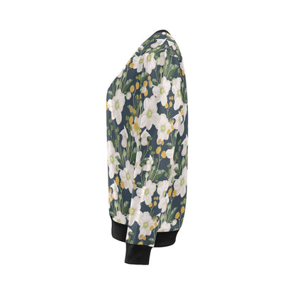 Anemone Pattern Print Design AM04 Women Long Sleeve Sweatshirt-JorJune