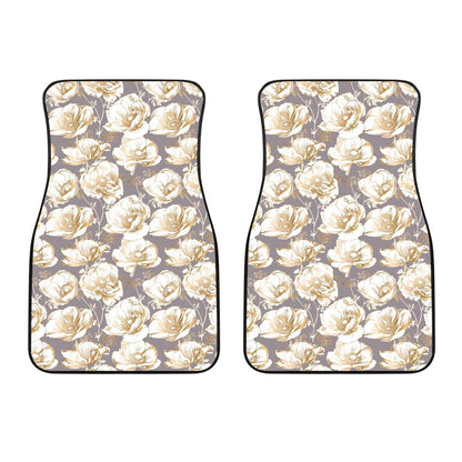 Anemone Pattern Print Design AM05 Car Floor Mats-JorJune