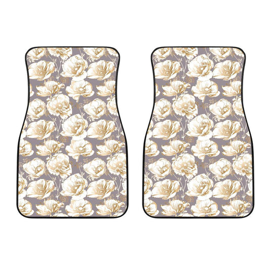 Anemone Pattern Print Design AM05 Car Floor Mats-JorJune