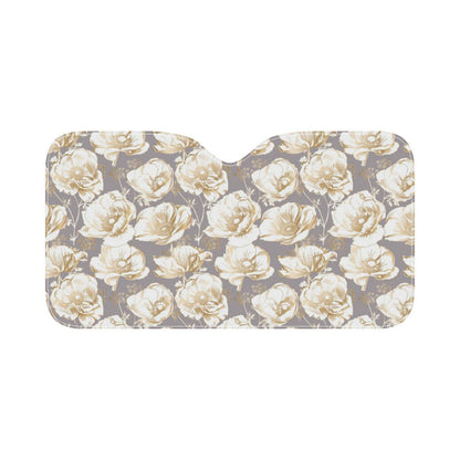 Anemone Pattern Print Design AM05 Car Sun Shade-JorJune