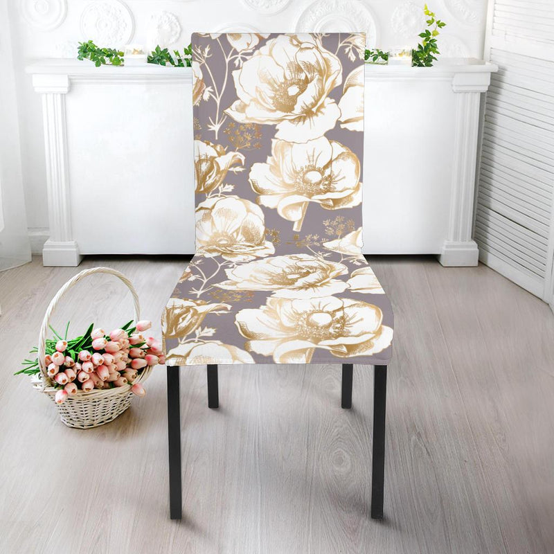 Anemone Pattern Print Design AM05 Dining Chair Slipcover-JORJUNE.COM