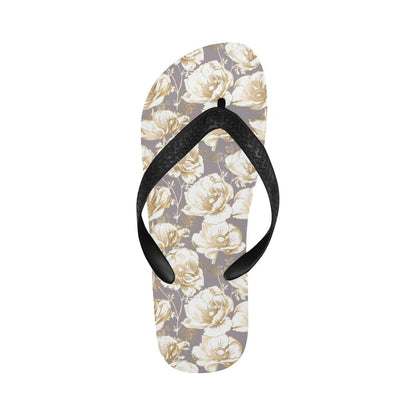Anemone Pattern Print Design AM05 Flip Flops-JorJune