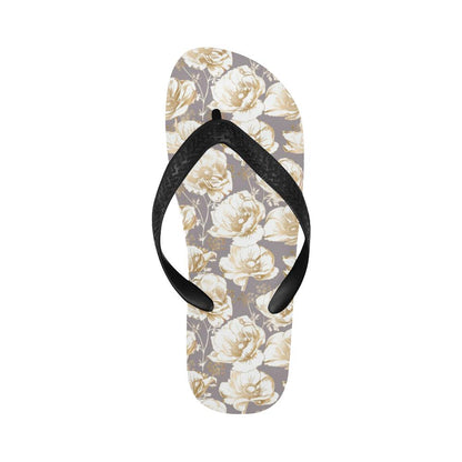 Anemone Pattern Print Design AM05 Flip Flops-JorJune