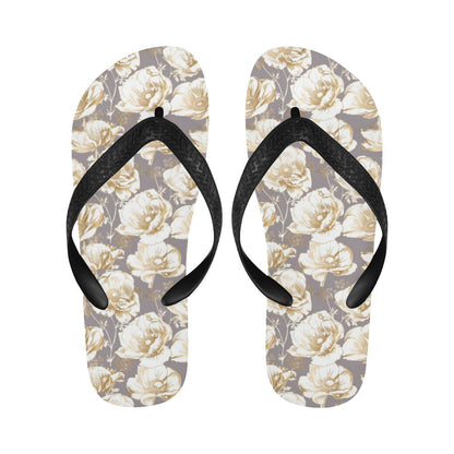 Anemone Pattern Print Design AM05 Flip Flops-JorJune