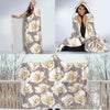 Anemone Pattern Print Design AM05 Hooded Blanket-JORJUNE.COM