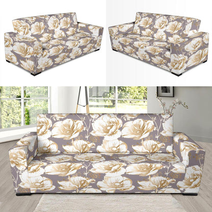 Anemone Pattern Print Design AM05 Sofa Slipcover-JORJUNE.COM