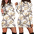 Anemone Pattern Print Design AM05 Women Hoodie Dress
